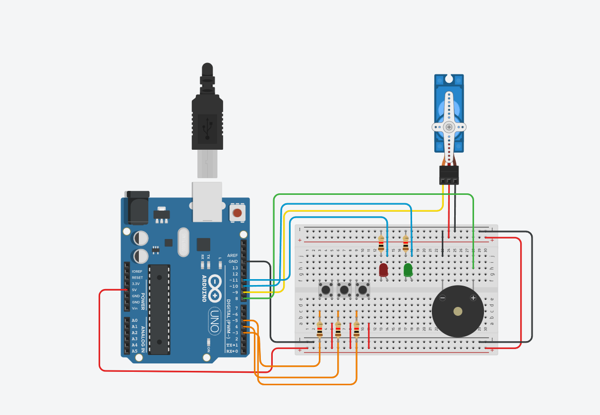 Arduino Safe circuit map